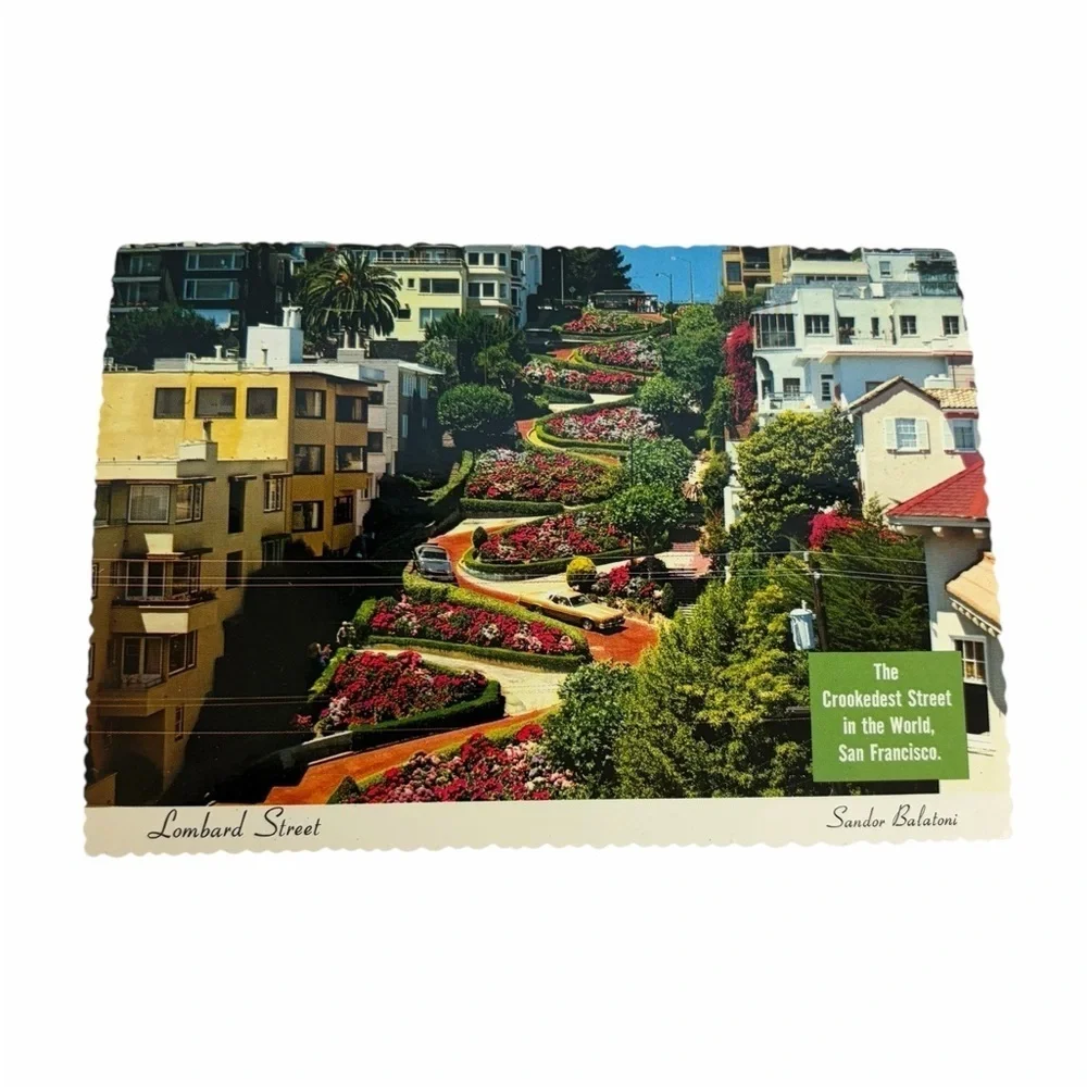 San Francisco Lombard Street Postcard